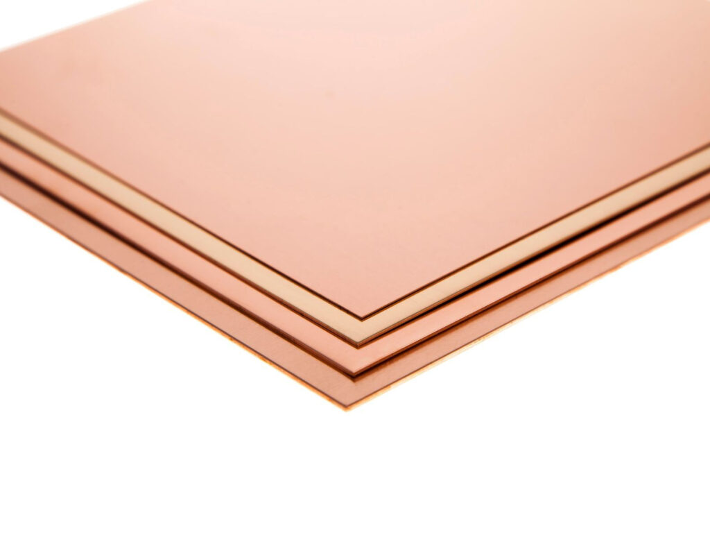 Бронзовый лист 0.4 мм 2000 мм 2000 мм БрБ2 ГОСТ 613-79