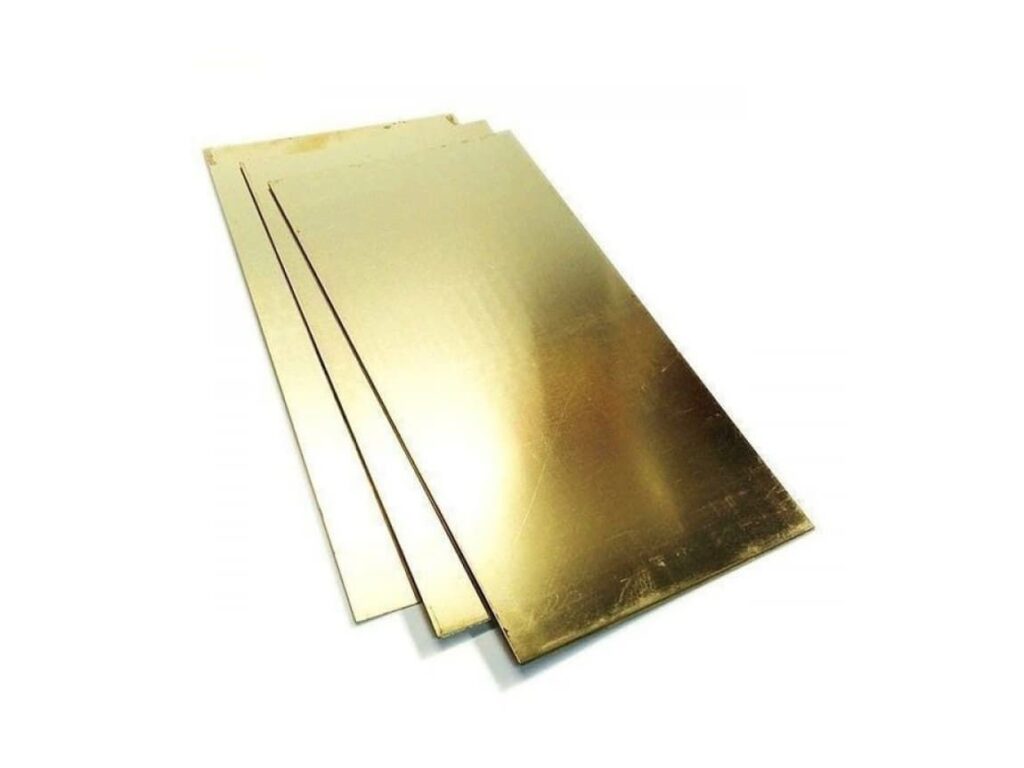 Латунная пластина горячекатаная 100 100 9 Л68 ГОСТ 2208-2007