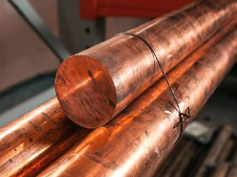 Медный круг прессованный 75 мм М2к ГОСТ 1535-2016