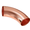 Медный отвод прессованный 45 градусов 22 мм 0.9 мм М1ф ГОСТ Р 52948-2008