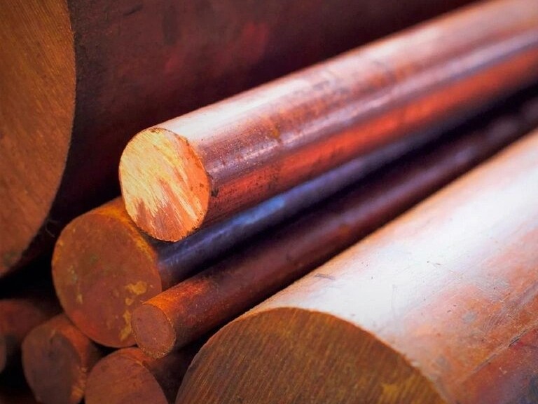 Медный пруток прессованный 100 мм М1 ГОСТ 1535-2016