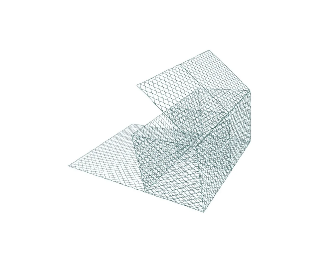 Система Террамеш 3 м 2 м 1 м 2.7 мм 8x10 см Gaflan ГОСТ Р 52132-2003